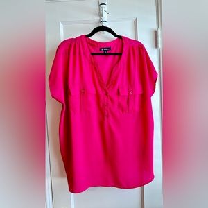 INC. International Concepts - Plus Size 2X - V-Neck Top - Gently Worn